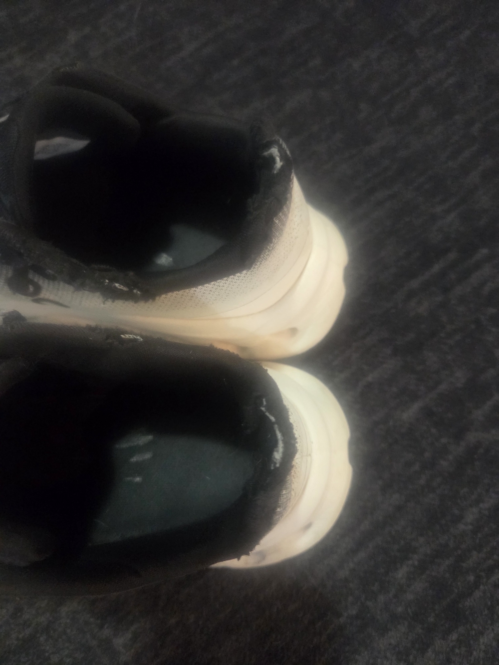 On Running Cloudnova Men’s Running Shoes in White/Black - Picture 5 of 5